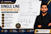 design accurate electrical sld and panel schedule for your project