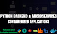 develop containerized backend python applications