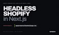 build a headless shopify store with a custom nextjs frontend