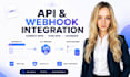 connect your apps with custom API and webhook integration
