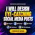 design facebook instagram posts and banners for ksa