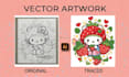 professionally redraw, trace anything