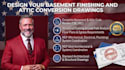 your basement finishing and attic conversion drawings