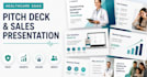 create healthcare saas pitch deck and sales presentation
