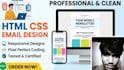 create responsive HTML email template