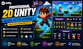 develop a professional 2d or 3d unity game