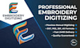 convert your image into a digital embroidery digitizing file