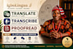 do igbo translation, transcription, voiceover and ai data annotation for llm