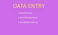 do copy paste takes data entry and excel spreadsheet organization