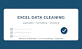 clean and organize your messy excel data