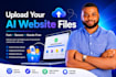 upload your ai website files