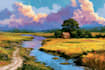 paint oil painting landscape