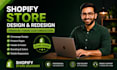 design or redesign your shopify website and store
