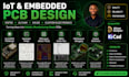 create iot and embedded pcb design esp32, altium, kicad with custom electronics