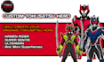 create a custom tokusatsu inspired hero character design