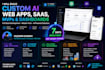 build custom ai web apps, saas, mvps and full stack applications