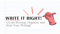 help through writing articles and essays