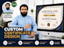 create a professional certificate design