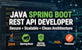 develop secure rest apis and backend systems using java spring boot