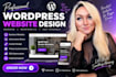 design wordpress website for your business brand