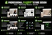 design a professional shopify store that converts