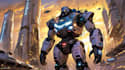 design sci fi mecha and robot concept art