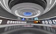 futuristic smart technology virtual showroom,3d exhibition,art gallery,3d render