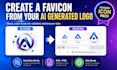create a favicon from your ai generated logo