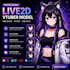 create and rig a live 2d vtuber model