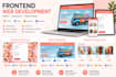 code a responsive website using HTML CSS javascript bootstrap