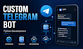 develop a custom telegram bot in python