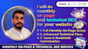 do monthly on page and technical SEO service