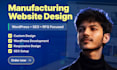 build a b2b manufacturing website with wordpress and SEO