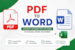convert scanned PDF or image to editable word