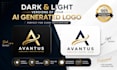 create dark and light versions of your ai generated logo