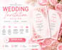 design elegant wedding invitation card and rsvp in 24 hours