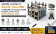 create accurate beam column concrete structure designs detailing bim modeling