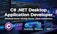develop custom windows desktop applications using csharp dotnet