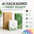 convert ai generated packaging into print ready artwork
