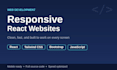 build a responsive website with react and tailwind CSS