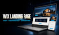 design a high converting wix landing page
