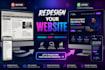 redesign your outdated website into a modern, responsive, high converting site