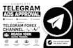 setup telegram ads, telegram ads campaign, telegram ads for forex channel growth