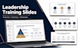 design leadership coaching presentation, executive training slides