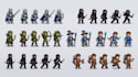 create 8bit 16bit pixel art character sprite sheet rpg game assets props objects