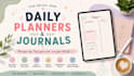 design custom digital planners, journals and printable pdfs