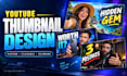 design professional youtube thumbnails for your channel