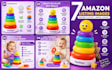 do amazon product listing images, amazon infographic, listing images design