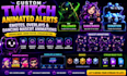create animated twitch alerts, emotes and stream assets dancing mascot