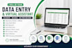 do accurate data entry  copy paste  and web research
